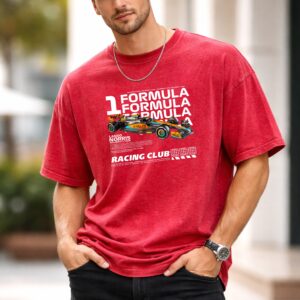 Men’s Oversized Black T-Shirt with Gothic Cross Back Print – Premium Cotton Streetwear | Baggy Fit Graphic Printed T Shirt for Men