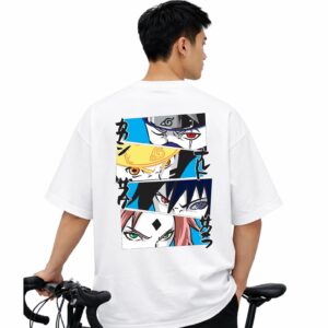 Super Hero Eye Printed Oversized T-Shirt 180 GSM Cotton | Drop Shoulder Graphic Tee for Men | Hoffbuddy