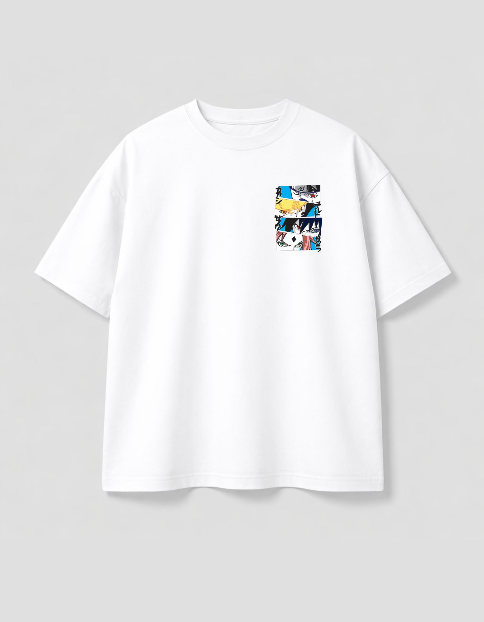 Super Hero Eye Printed Oversized T-Shirt 180 GSM Cotton | Drop Shoulder Graphic Tee for Men | Hoffbuddy