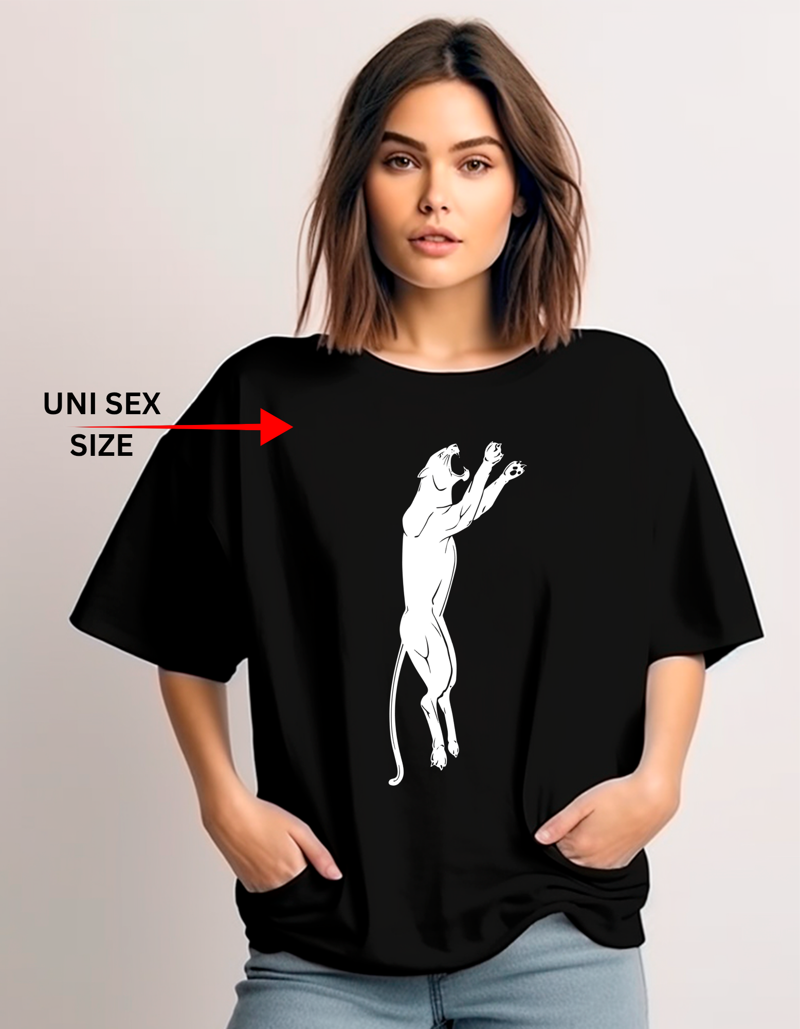 Men’s Oversized Black T-Shirt with Gothic Cross Back Print – Premium Cotton Streetwear | Baggy Fit Graphic Printed T Shirt for Men (Copy) (Copy) (Copy) (Copy)