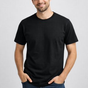 100% Pure Cotton Round Neck Regular Fit T-Shirt for Men | Breathable Casual Wear | Premium Soft Fabric