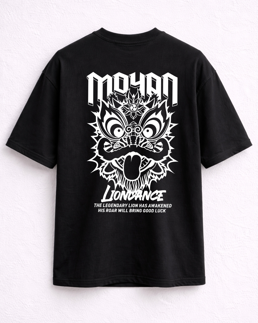 LYNONCE Printed Oversized T-Shirt for Men | 180 GSM Premium Cotton | Drop Shoulder Baggy Fit | Bio-Wash Graphic Tee